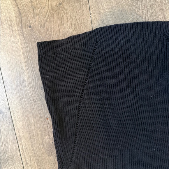 Cotton On Black Crochet Knit Sweater Tank | Ribbed | Sleeveless | NWT - Picture 3 of 3